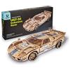 UGEARS UGT-24 Auto da Corsa di Endurance Puzzle 3D - Kit di Modelli Meccanici in Legno in Scala 1:12 da Costruire per Adulti - Kit di Costruzione Modello di Auto Sportiva - 970 Pezzi