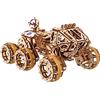 UGEARS Rover Marziano con Equipaggio - Modellismo Auto da Costruire Adulti - Puzzle 3D Legno con Trazione Fuoristrada 6x6 - Puzzle Legno Modellismo Rover Marziano per Valorizzare la Creatività