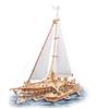 UGEARS Trimarano a Vela Merihobus Modello in Legno 3D - Puzzle per Adulti - Modello Meccanico - Rompicapo da Costruire - Da Collezionare