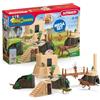 Schleich Dinosaurs | Mega Set Conquista del Tempio del Dinosauro 42656 | Set da gioco dai 5 anni | set con personaggi, numerose funzioni e tanti accessori