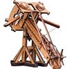 YAQUMW The MINI Roman Ballista Europe Medieval Siege Chariot Wooden Catapult DIY 3D Puzzles Model Kits for Adults STEM Projects for Boys/Girls Tabletop Toys Birthday Gift