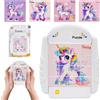 TECHEEL Puzzle 3D girevole 4 in 1, plastica, Twisty, Fantasy, Unicorno, 16 pezzi, 4 set, 1 pezzo, 1 puzzle, 3-6 anni