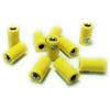 BELI-BECO 61/6 - Connettore a banana in miniatura con diametro penna: 2,6 mm, 10 pezzi (giallo)