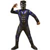 Rubie's Rubies Costume Black Panther Battle Endgame, tuta con copristivali e maschera, licenza Marvel, per carnevale, compleanni, feste e cosplay