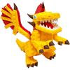 Genérico Dragon Cannelloni - Articolato Brainrot Italian Memes XXL Figura 21 cm - Collezione Ufficiale Brainrot - Drago Giallo Brain Rot - Figura da Collezione Virale Dragon Caneloni - 67 Tung Tun Tralalero