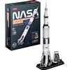 Party town Nasa - Puzzle 3d Apollo Saturn V Rocket | Puzzle 3d Bambini 8 Anni e Adulti | Modellismo Da Costruire Adulti | 136 Pezzi | Regalo Bambino 8 Anni