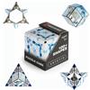 Shashibo Cubo Cambiaforma - Cubo Antistress, Pluripremiato e Brevettato, con 36 Magneti in Terre Rare - Oltre 100 Forme Diverse (Arctic)