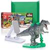 WOW! STUFF - Jurassic World MovieMates Dinosaurus Figura d'azione Giganotosaurus Hyper articolata e applicazione ufficiale Jurassic World e Dominion Dinosauro Giocattoli per bambini dai 5 anni e