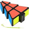 yupeuooe Cubo Fidget,Cubo 'albero di Natale,Cubo velocità a forma di albero di Natale 1X2X3 Cubo albero di Natale | Decorazione albero di Natale Cubo liscio a forma speciale Albero di Natale Cubo