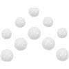 Toyvian 10 Palline da Roulette in Acrilico Bianco Compatibili per Ruote da Gioco da Tavolo Design Sferico per Migliorare Gameplay a Feste