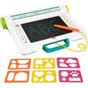 Fisher-Price Postazione Impara e Scarabocchia, Tablet per Scrivere e disegnare con Schermo LCD e 6 Stencil Incluso, attività per l'apprendimento, Giocattolo per Bambini, 3+ Anni, JDL70