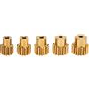 Dilwe Set Pignone RC da 5 Pezzi 32P, 12T / 13T / 14T / 15T / 16T, Ingranaggio Motore Mini RC, Kit Pignone Albero da 3,175 Mm per Auto RC 1/10