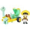 Dino Ranch DNR0011 - Carro dottorato Min and Clovers con figura, giocattolo dai 3 anni in su