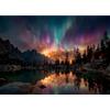 Luneko Puzzle per Adulti 1000 Pezzi Sfida 71,1 x 50,8 cm | Impossibile Difficile Difficile Puzzle 1000 Luce del Nord Fulmine Natura Aurora Boreale Scenario 1000 Pezzi Puzzle