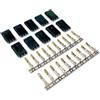 VUNIVERSUM Set di 20 connettori Servo femmina, in metallo placcato oro, compatibili con modelli Futaba RC