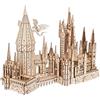 UGEARS Blocchi da Costruzione del Castello di Harry Potter - Puzzle 3D in Legno per Adulti e Adolescenti