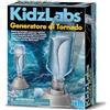 4M 00-03363 KidzLabs Generatore di Tornado - Kit Scientifico Educativo per Bambini, Gioco STEM Esperimento di Fisica con Bottiglia Riciclata Multicolore dagli 8 anni