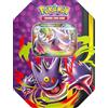 Pokémon: scatola da collezione Mega Chiarodiluna - Mega Gengar-Ex del GCC Pokémon (4 buste di espansione e 1 carta promozionale olografica), Edizione in Italiano