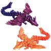 YCZCHE14 Uovo di Drago Stampato 3D,Drago Di Cristallo Del Drago Articolato Flessibile Da 22 cm, Giocattolo di Drago Sorpresa, con giocattolo di drago articolato all'interno, per Pasqua, Halloween, Natale
