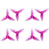 SPARKHOBBY 16pcs 8pair GFan 2023 3-Blade Elica 2 Pollici 3 Fori 1,5mm Diametro Foro Centrale CW CCW Puntelli per RC Stuzzicadenti FPV Drone (16 Pezzi 2023 Rosa)