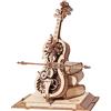 ROKR Carillon Meccanico Violoncello, Puzzle 3D in Legno per Adulti, AMK63 | Magic Cello, Decorazione da Scrivania, Regalo Creativo per Musicisti E Modellisti