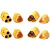 VUNIVERSUM 2 paia (4 pezzi) Premium MT60 3 pin, spina dorata, presa per motore multirotore, senza brushless su regolatore ESC, anti-inversione di polarità, 3 pin, connettore maschio femmina, 60 A,