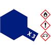 TAMIYA 81003 X-3 Blu Reale Lucido 23 ml - Vernice per modellismo in plastica, modellismo e Accessori per bricolage, Colore per modellismo, Blu