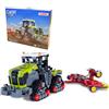 JAMARA 402856 CADA Claas Xerion 5000 Trac TS 1:32 Bricks, giocattolo agricolo per bambini a partire dagli 8 anni, tecnica per ragazzi, set di mattoncini a morsetto, idea regalo per bambini, fedele ai