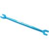 Generico Chiave per Registri 4,5 mm / 5,5 mm in Alluminio Blu - Utensile Setup RC - YT-0108BU