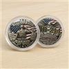Generic 1 moneta commemorativa americana per il 250° anniversario, rilievo 3D double-face, colorata per collezionisti e appassionati di storia