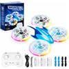 Skeufy Drone per Bambini, Mini Drone con LED, 360° e Telecomando Giocattolo Regalo per Ragazzi e Ragazze