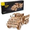 UGEARS Cargo Truck - Puzzle in legno 3D per adulti - Hobby per uomini da costruire - Kit di modellismo per auto per adolescenti - Rompecabezas 3D per adulti
