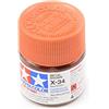 Tamiya 81534 - Vernice acrilica Mini, Luminosa, Marrone Metallizzato, flacone da 10 ml, x-34