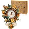 Cutywood Puzzle in legno 3D per adulti, motivo colibrì, puzzle 3D, con orologio funzionale (28,6 cm x 37,4 cm), decorazione da scrivania, da parete, regalo per amici e famiglie