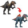 Mattel Brick Shop Mattel Jurassic World Dino Reveal Deluxe Concavenator Action Figure giocattolo, confezione strappare e staccare il gioco di dinosauro cambia colore