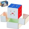 Bukefuno QY X Man Tornado V5 M UV 3x3 Flagship Magnetic Speed Magic Cube 2026 QY Toys Tornado V5M 3x3x3 Cubes Puzzle senza adesivi (nucleo magnetico UV Flagship)