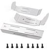 Runup RC Chassis Armatura Skid Plate Guard per 1/16 Tra-xxas Mini Maxx 4WD | Piastra di protezione anteriore centrale posteriore in acciaio inox per auto RC