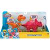 Giochi Preziosi Dino RanchSet Dinosauri Deluxe, Inclusi 2 Dinosauri Articolati: Biscuit e Angus, Come Visto in TV, per Bambini a Partire dai 3 Anni, DNA02000, Multicolore