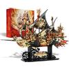Piececool Puzzle 3D in Metallo Sweep Ahead con Onde di Vela Piene, Kit di Modelli di Barche Pirata per Adulti da Costruire, Puzzle 3D per Adulti e Adolescenti in Acciaio Inox, Ideali come Regali