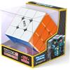 Bukefuno QY Toys Warrior M UV Cube Magique 3x3 Magnetic Speed - Puzzle Magic senza adesivi 3x3 QY Speed Cube (Warrior M UV 3x3)