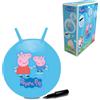 Lexibook, Peppa Pig, Palla saltellante Gonfiabile, Pompa Manuale Inclusa, Plastica sicura e Durevole, Blu, BG040PP