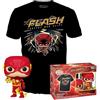 Funko POP! & Tee: DC - The Flash - Small - (S) - DC Comics - T-Shirt, Maglietta - Vestiti con Figura in Vinile da Collezione - Idea Regalo - Giocattoli e Top a Maniche Corte per gli Adulti Uomini