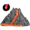 BERHICHAD Giocattolo di dinosauro spray modello vulcano di simulazione
