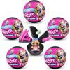 5 Surprise Unicorn Squad Newborn Series 6 Mystery Collectible Capsule (5 Pack) by ZURU