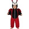 FIESTAS GUIRCA | Costume di Coccinella Baby - Tutù, Cappuccio e Ali - Costumi da Insetto per Neonati Unisex - Ideale per Halloween, Carnevale e Feste in Maschera