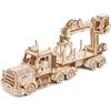 Hallisun 3D puzzle di legno, camion gru di legno modello di costruzione set, auto-assemblaggio meccanico costruzione set per 14 + adulti, come regalo di compleanno o collezione decorativa, 428 pezzi