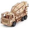 Foyucool Puzzle 3D Legno per Adulti, Betoniera | Kit Modellismo Auto Meccanica da Costruire, Veicolo Fai da Te, Idea Regalo Compleanno Natale Uomo Ragazzi