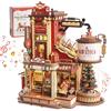 ROKR ROBOTIME Puzzle 3D in legno Dream Gift Factory con luci