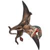 CIYODO Figura di Dinosauro 1Pezzo in Plastica, Giocattolo Educativo | Marrone, Compatto e Leggero, per Interni, Feste a Tema Dinosauri, Statuetta da Scrivania per Ragazzi