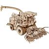 EWA Eco-Wood-Art - Puzzle in legno 3D per ragazzi e adulti, 14+ - Macchina raccolta FS80 - Kit fai da te, montaggio fai da te, non richiede colla - 580 pezzi